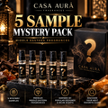 Mystery Middle Eastern Fragrance Sample Pack – 5 × 2 ml